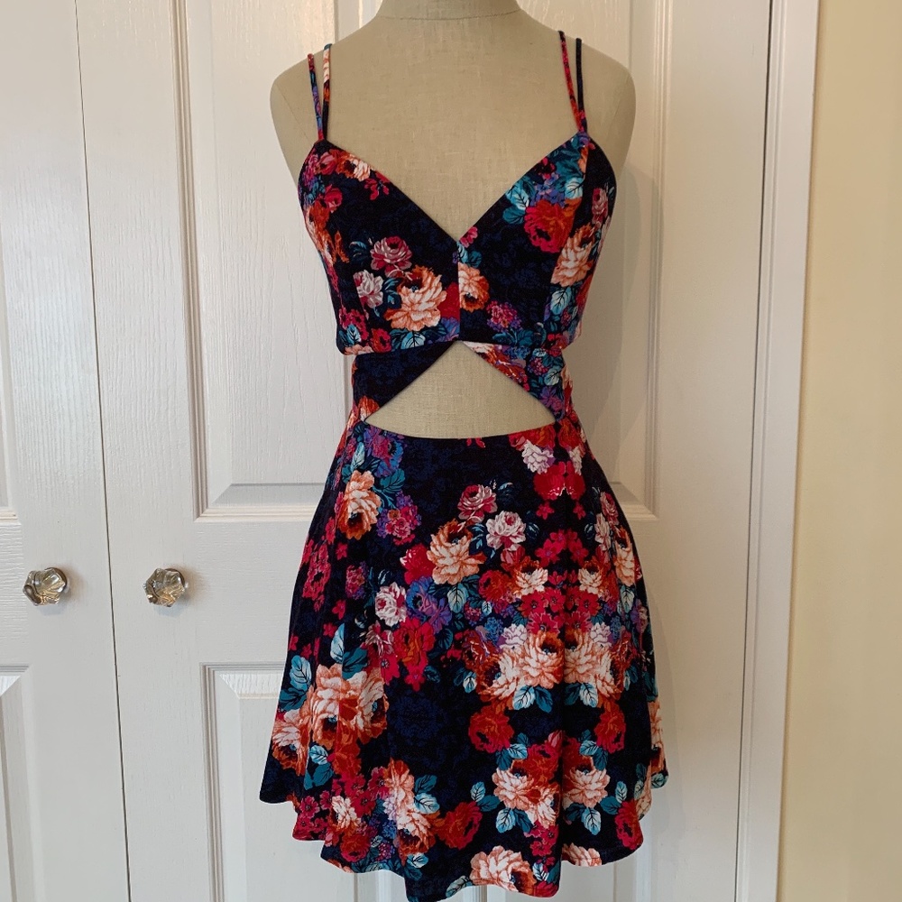 NBD x the Naven Twins Revolve Floral Cutout Dress